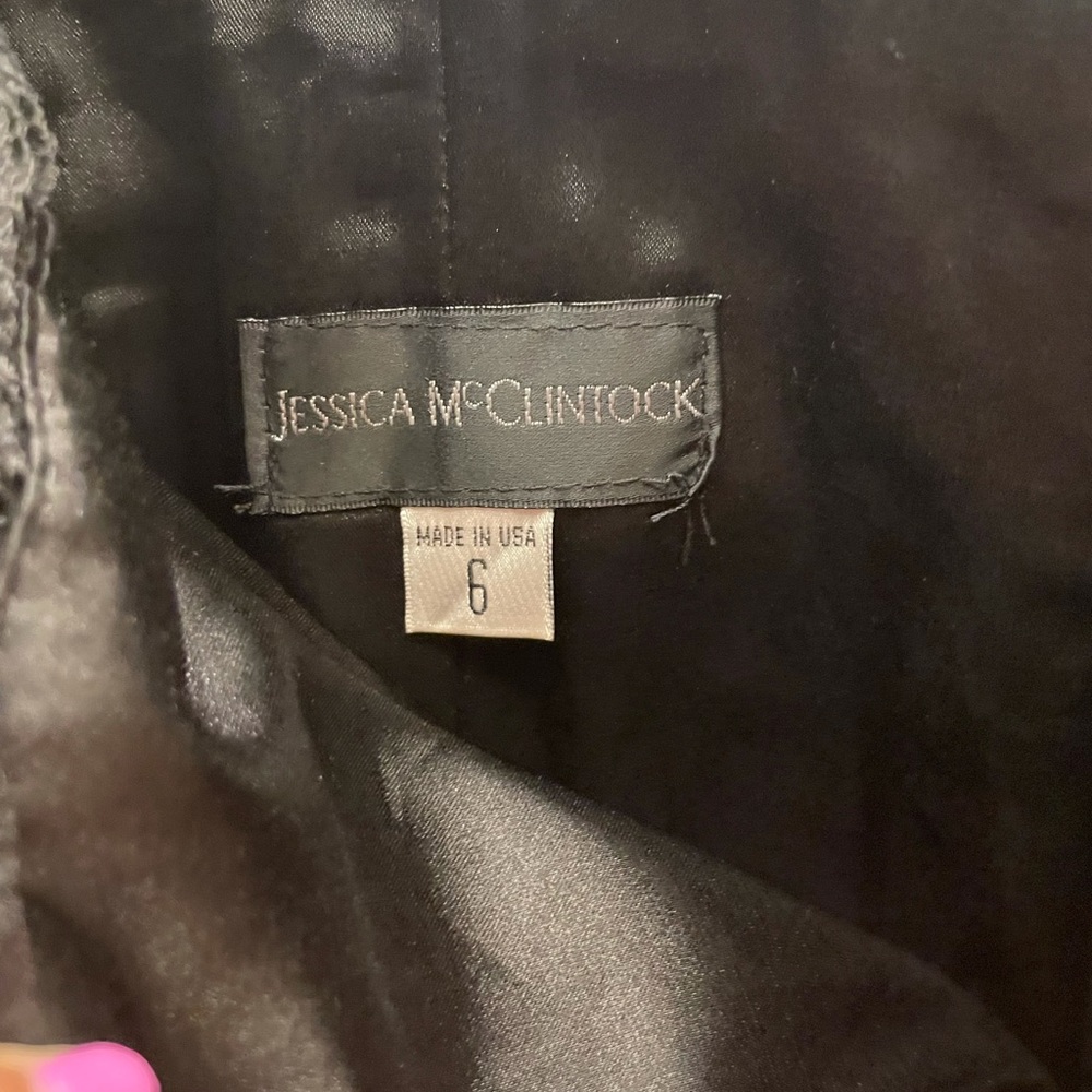 Black cocktail one shoulder dress